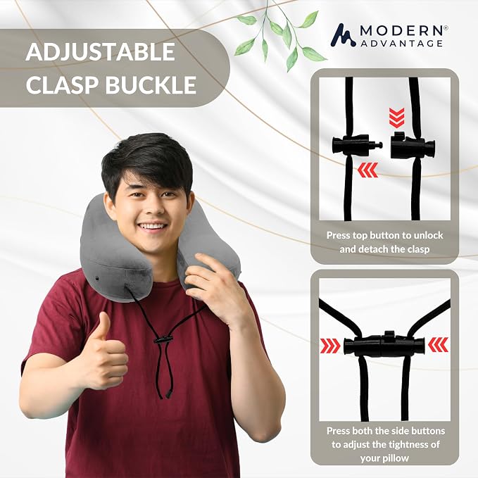 Modern Advantage Inflatable Travel Pillow - Image 5