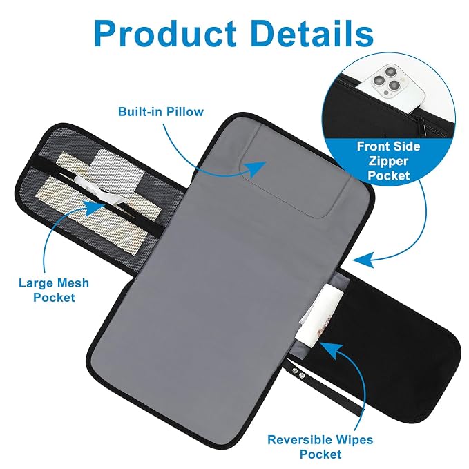 Accmor Portable Diaper Changing Pad, Waterproof Baby Changing Mat, Baby Diaper - Image 2