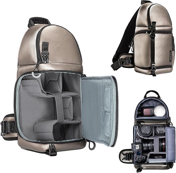 K&F CONCEPT Camera Sling Bag Crossbody Bag Camera Shoulder Backpack - Image 5