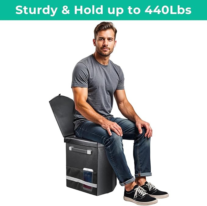 2025 Upgraded 16.5'' XL Portable Toilet - Image 5