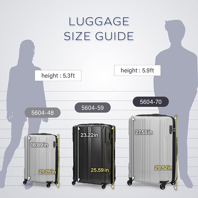 LEGEND WALKER BLADE-Ultralight PC Fiber Luggage, 5604-48-WHCB - Image 6