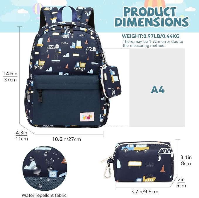 mygreen Toddler Backpack, Kids Backpack - Image 2