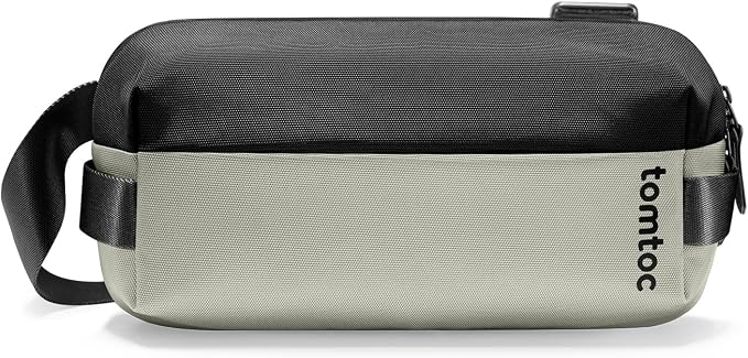 tomtoc Compact EDC Sling Bag, Minimalist Chest Shoulder Backpack Crossbody Bag by tomtoc