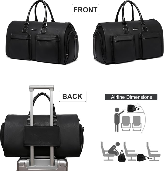 Modoker Garment Bags for Travel Carry on Duffle Bags for Airplane Weekender - Image 2