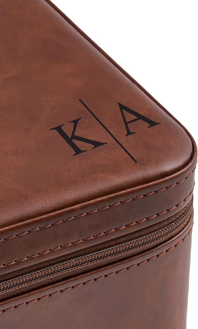 Awesometik Luxury Travel PU Leather Watch Case. Watch Storage Organizer. Watch - Image 6