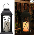 2 Pack Outdoor Solar Lantern 12" Battery Hanging Lanterns Waterproof Vintage by WonderSolar