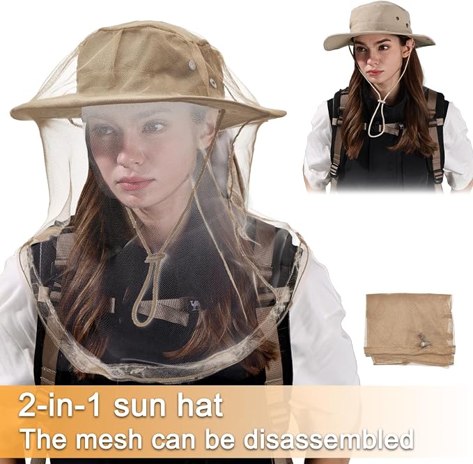 Sun Hats for Men Women Boonie Hat Foldable Fishing Hat UPF 50+ Bucket Hat for - Image 2