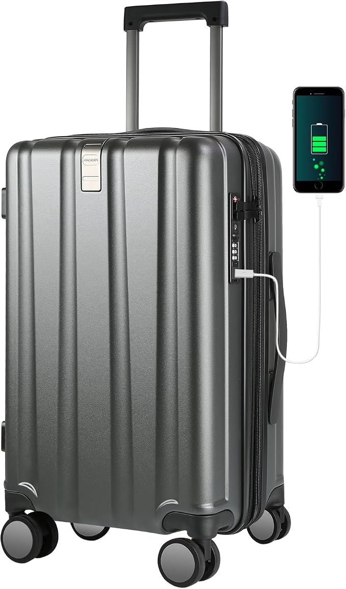 KROSER Hardside Expandable Carry On Luggage by KROSER