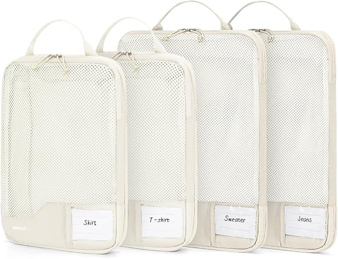 ECOHUB 4 Set /6 Set Packing Cubes by ECOHUB