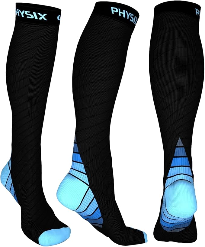 Physix Gear Compression Socks 20-30 mmHg by PhysixGearSport