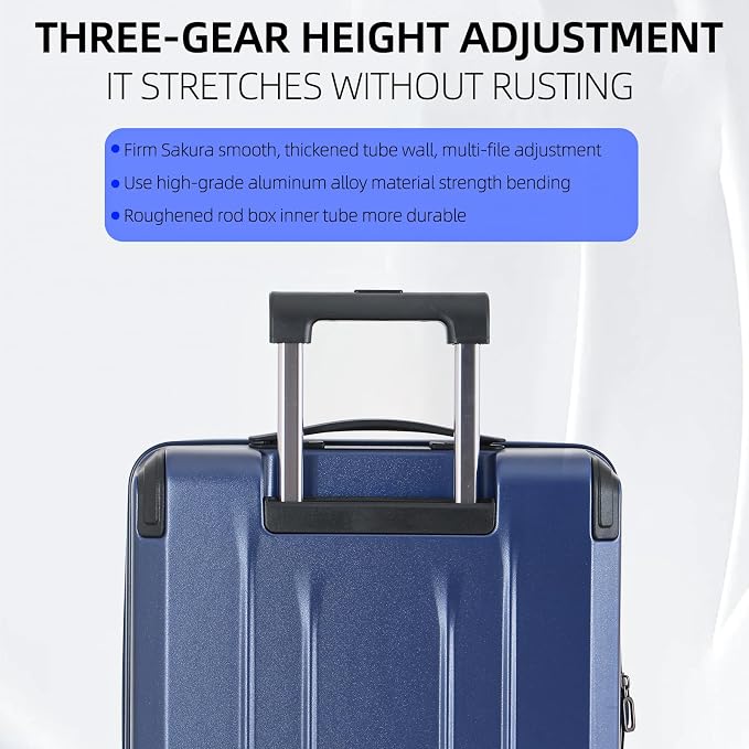29 Inch Luggage, Top Opening Airline Approved ABS+PC Hard Shell Suitcases - Image 7