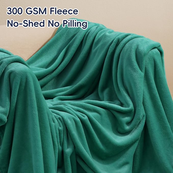 PHF Ultra Soft Fleece Blanket Queen Size, No Shed No Pilling Luxury Plush Cozy - Image 3