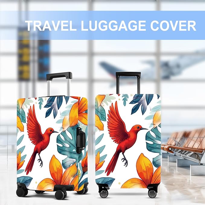 Luggage Cover Washable Suitcase Protector Anti-Scratch, Stretchable Fit - Image 5