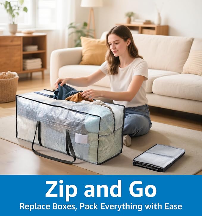 6 Pack Heavy Duty Moving Bags - Image 3
