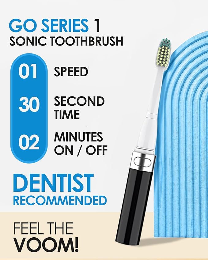 Voom Sonic Go 1 Series Travel Electric Toothbrush | Travel Toothbrushes - Image 3