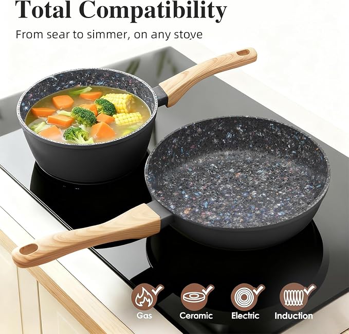 3-Piece Nonstick Pots and Pans Set - Image 7