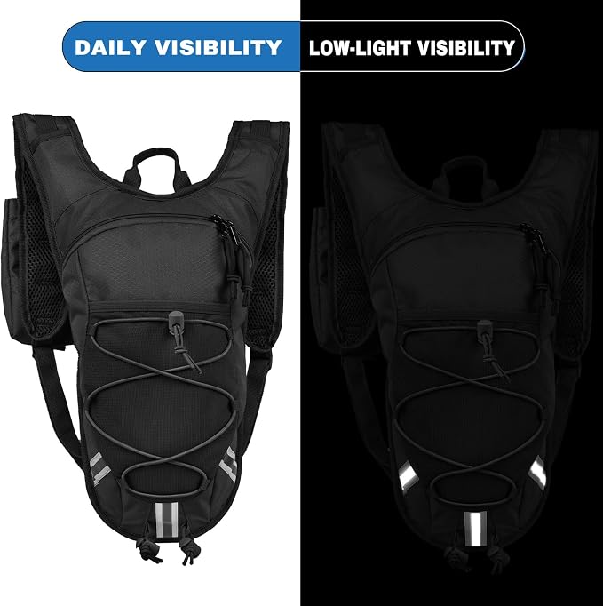 Lightweight Hydration Backpack 2L Water Bladder Pack - Image 3