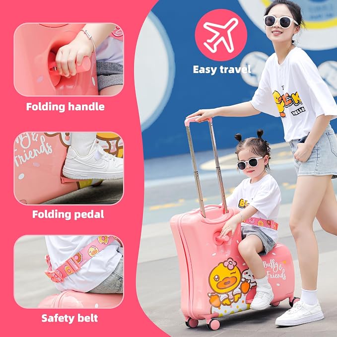 Kids' Lightweight Ride on Luggage - Image 6