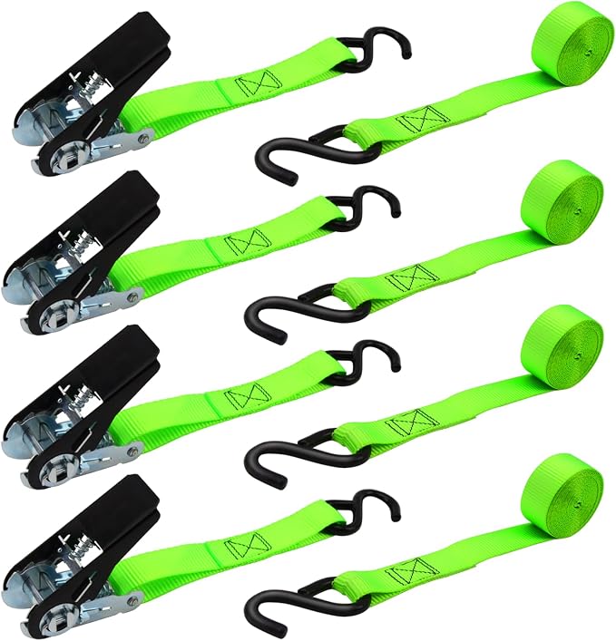 XSTRAP STANDARD Ratchet Tie Down Straps 4 Pk 10 Ft- 300 Lbs Load Cap- 900 Lbs - Image 5