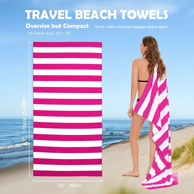 Your Choice Microfiber Quick Dry Sand-Free Beach Towel - Image 6