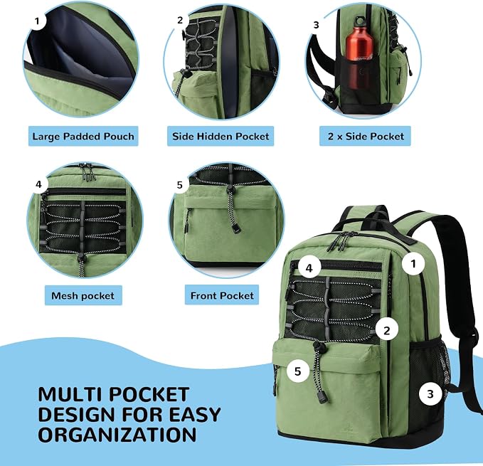 10L Small Size Casual Backpack for Kids Girls Boys Ages 3-9, Mini Waterproof - Image 6
