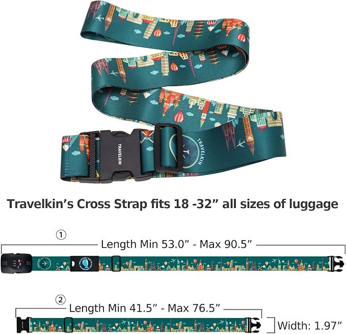 Travelkin Luggage Straps TSA Approved - Image 3