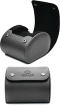 Single Watch Roll Case Watch Travel Case Box 1 Watch Display Case Slate Gray by MirageLuxuryTravel