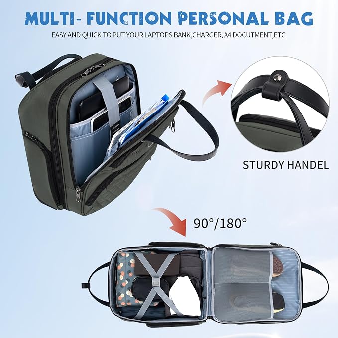 KROSER Carry On Underseat Multi-functional, 16-inch Underseater Lightweight - Image 5