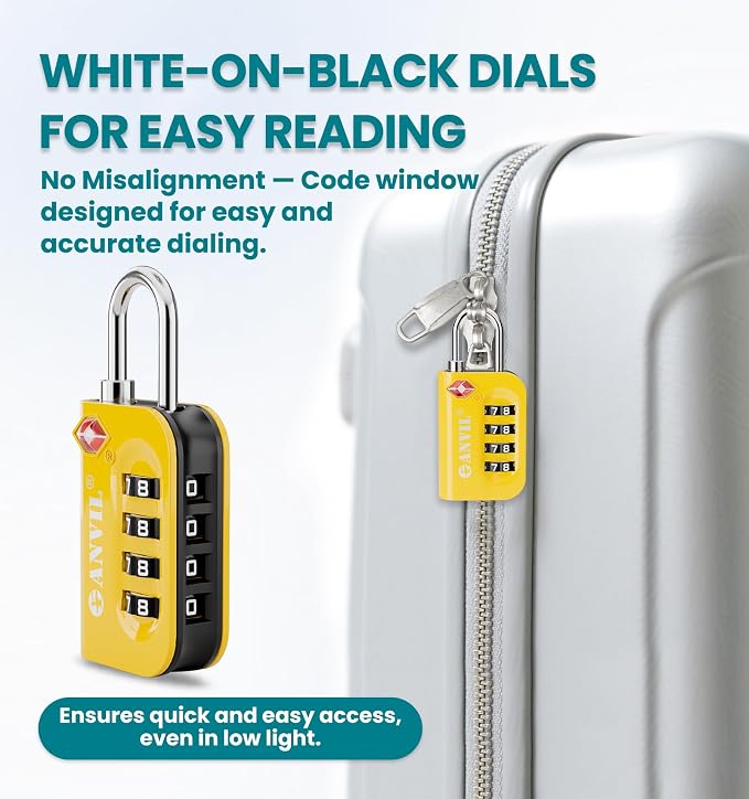 ANVIL TSA Approved Luggage Lock - Image 7