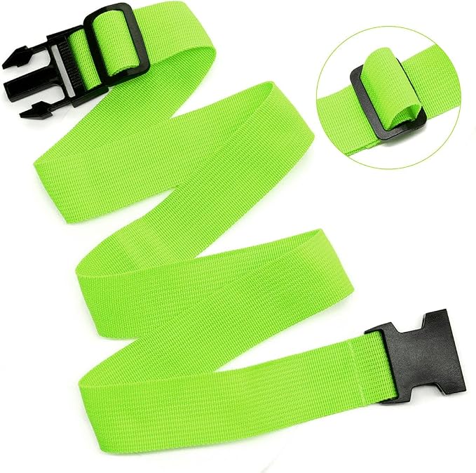 2Pack Add Bag Luggag Straps for Carry On Bag, Adjustable Suitcase Belt Add Bag - Image 2