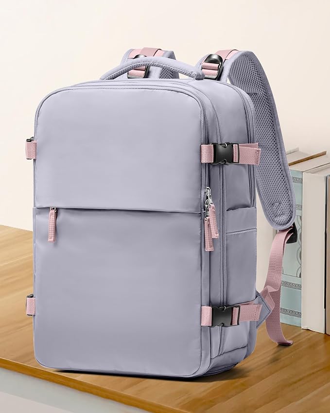 coowoz Large Travel Backpack For Women Men, Carry On Backpack Flight Approved - Image 2