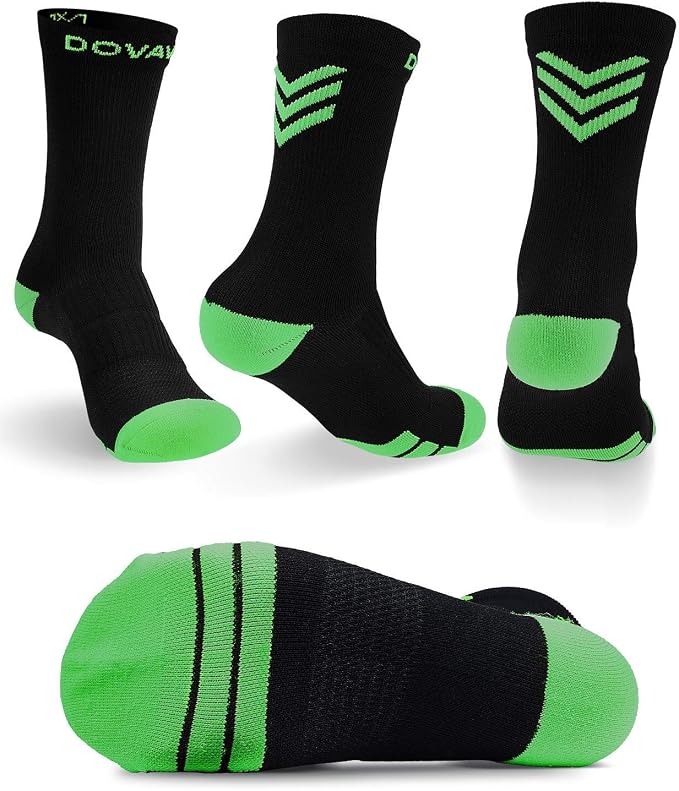 DOVAVA Dri-tech Compression Crew Socks, Comfort Boost Circulation - Image 7