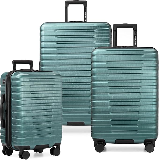 U.S. Traveler Boren Polycarbonate Hardside Rugged Travel Suitcase Luggage by USTraveler