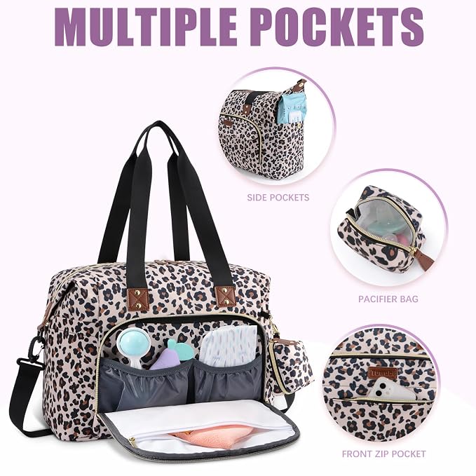 Tuwubi Diaper Bag Tote, Baby Diaper Bag - Image 2