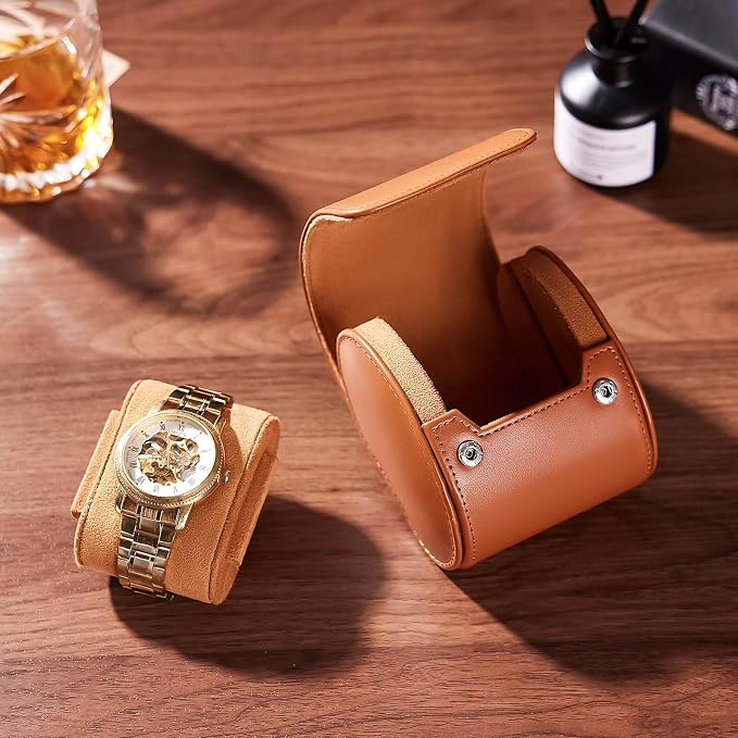 Homde Travel Watch Box Leather: Traveling Case - Image 9