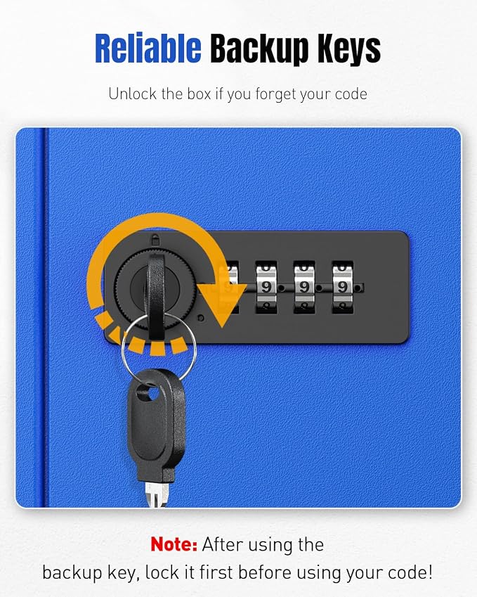 Uniclife 60 Keys Key Lock Box - Image 8