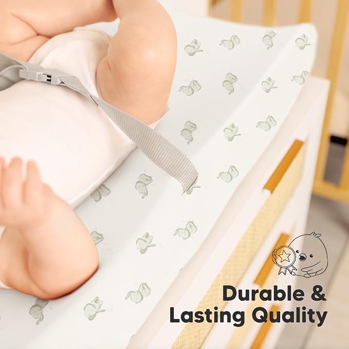 2-Pack Organic Changing Pad Covers - Image 7