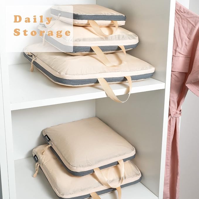BAGAIL 6 Set Ultralight Compression Packing Cubes Packing Organizer - Image 7