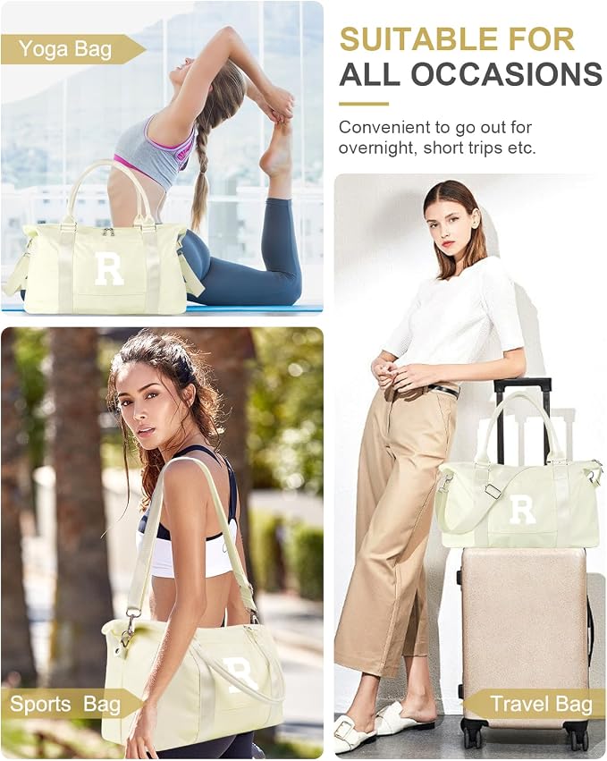 Initial Travel Duffel Bag Sports Gym Bag - Image 8