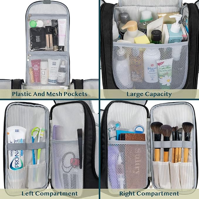 PAVILIA Extra Large Toiletry Bag Travel Bag - Image 4