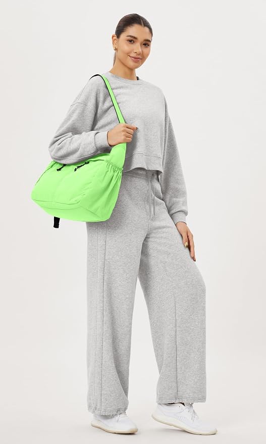 ODODOS 20L Crossbody Tote Bag Large Capacity Lightweight Hobo Shoulder Sling - Image 3