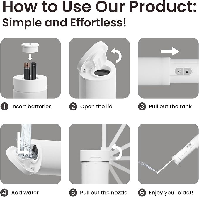 VOVO Go Portable Electric Bidet - Image 6