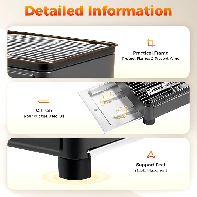Dual Fuel Camping Stove | Windproof Portable Gas Stove - Image 9