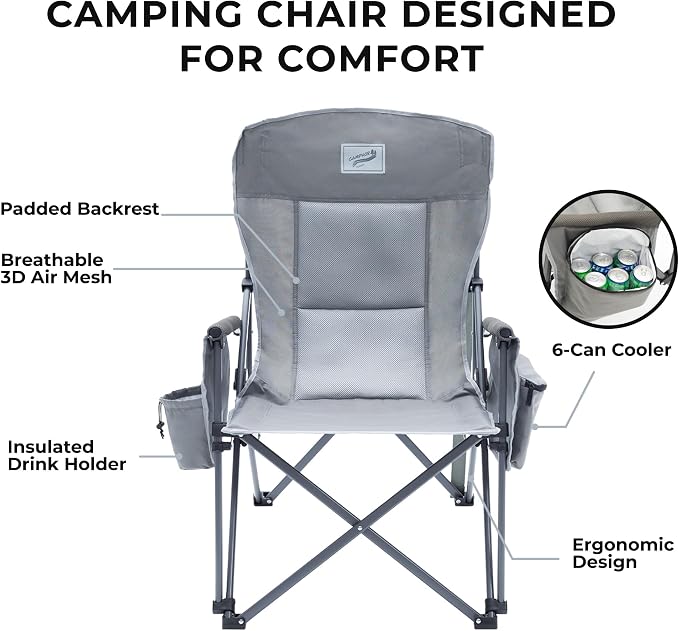 Heavy Duty Portable Folding Camping Chair - Image 7
