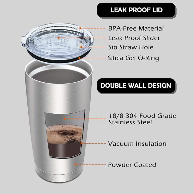 20oz Tumbler Bulk Stainless Steel Tumblers - Image 3