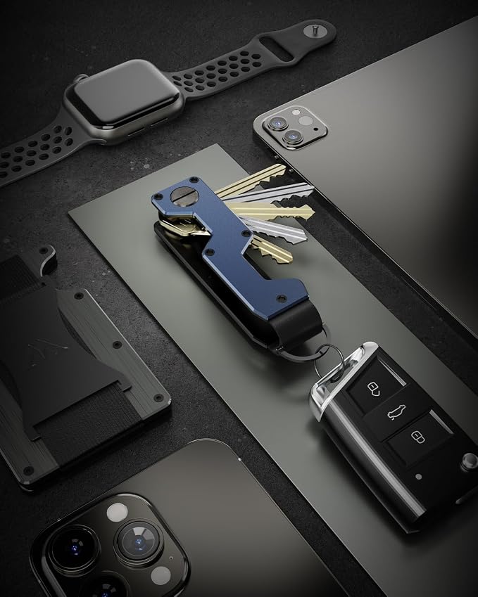 Key Organizer Compact Key Holder Metal Key Chain Minimalist key case key holder - Image 5