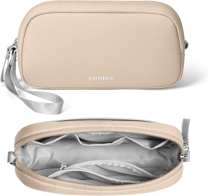 tomtoc Electronics Organizer Travel Case, Water Resistant Travel Bag Cable by tomtoc