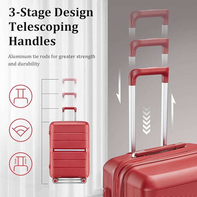 4-Piece Hardshell Luggage Set - Image 8