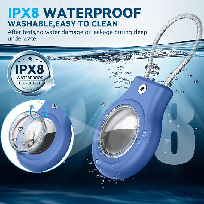 Waterproof Airtag Holder, 4 Pack Airtag Case - Image 2