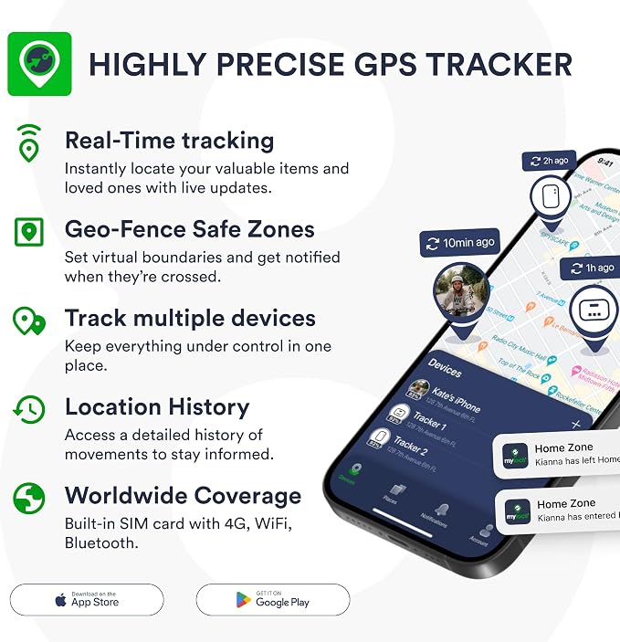 GPS Luggage Tracker for Suitcases TSA Approved, Android & iOS Compatible - Image 4